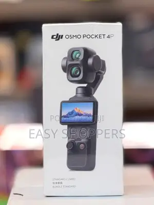 DJI Osmo Pocket 4P Standard Combo - 3-Axis Stabilized Handheld Camera