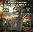 Rechargeable Portable Bucket Misting Fan - 2