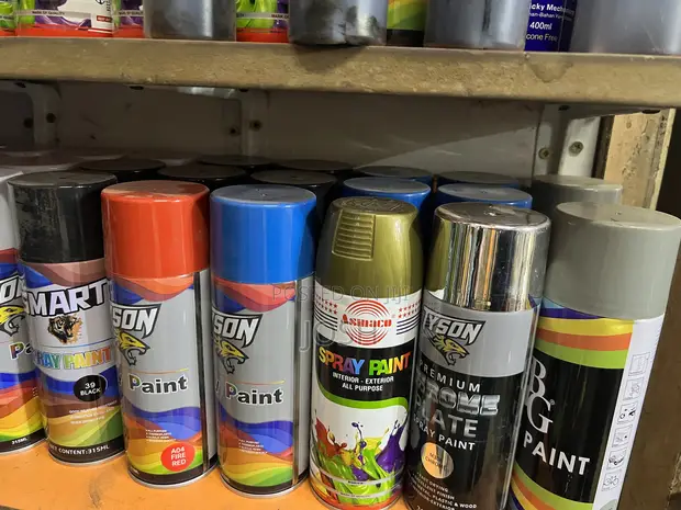 Tyson Spray Paint - Black, Red, Blue, Gold, White, Silver, Grey, Green - 1