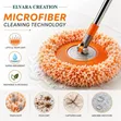 Rotatable Cleaning Mop with Adjustable Long Handle - 1