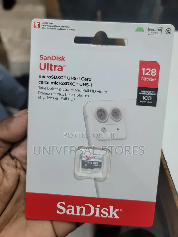 SanDisk Extreme PRO 128GB microSDXC UHS-I Card with Adapter - 1