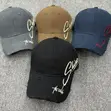 Distressed Cotton Baseball Caps - 2