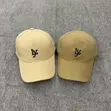 Casual Khaki Cotton Baseball Cap with 'ly' Monogram - 1