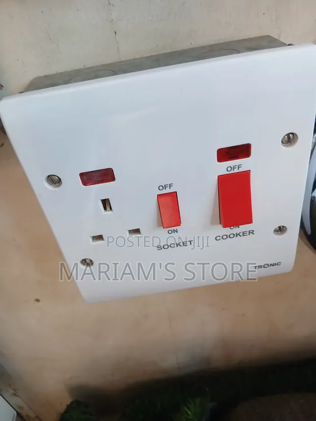 Cooker Control Unit with Switch Socket - 1