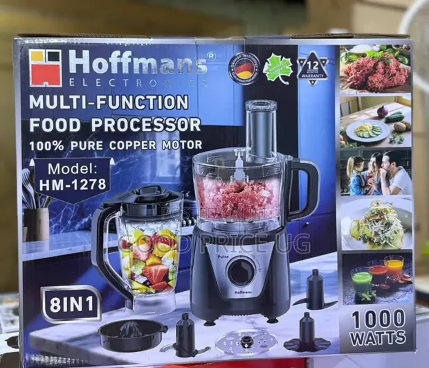 Hoffmans HM-1278 8-in-1 Multi-Function Food Processor - 1