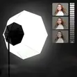 Octagon Softbox Light Diffuser 26"/70cm with 150W Bulb - 1