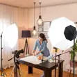 Octagon Softbox Light Diffuser 26"/70cm with 150W Bulb - 4