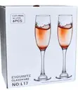 6 Piece Champagne Flutes Set - 1