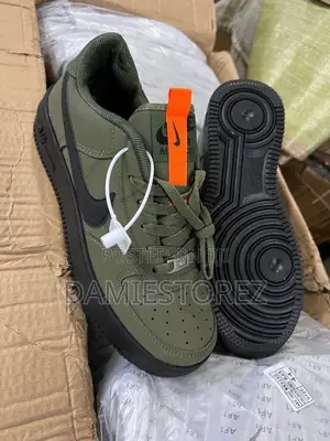 Nike Airforce Sneakers - Green and Grey