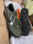 Nike Airforce Sneakers - Green and Grey - 1