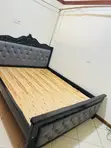 5x6 Used Grey Bed Frame - 3