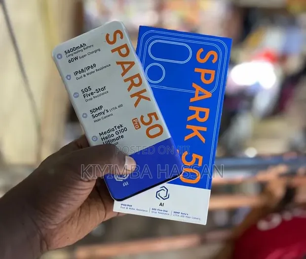 New Tecno Spark 50 Pro 256GB Purple - 1