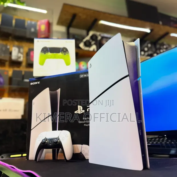 Brand New PS5 Slim Digital Edition with Extra Controller - 1
