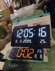 Digital LED Display Wall Clock - 1
