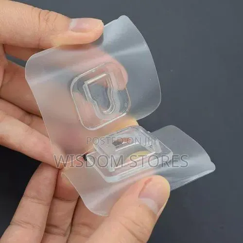 Double-Sided Strong Self-Adhesive Hooks (12pcs) - 1