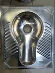 Stainless Steel Squatting Pan - 4