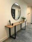 Elite Console Table with Mirror - 1