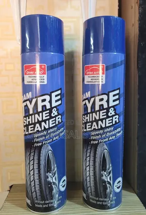 Auto Tyre Shine & Cleaner (650ml Foam Spray)
