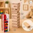 54-Piece Wooden Blocks Stacking Toy - 4