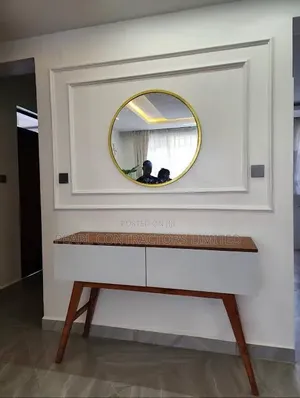 Console Table with Mirror