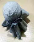 Lady's Peach Chiffon Bucket Hat - 2
