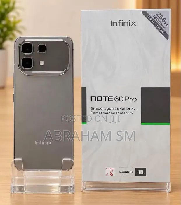 New Infinix Note 60 Pro 256GB Graphite - 1