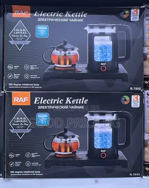 Raf 1.8L Electric Kettle with Tea Tray