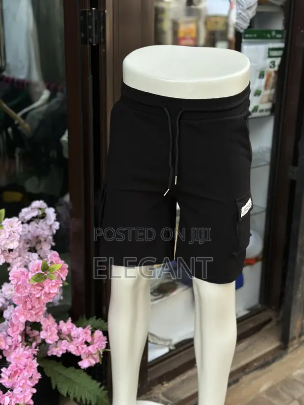 UK Used Adidas Athletic Shorts - Black, Size M - 1