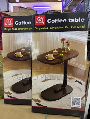 QY Family C Shaped Coffee Table