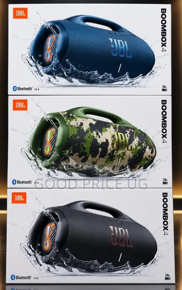 JBL Boombox 4 Portable Bluetooth Speaker - 1