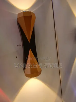 LED Wall Sconce - Black and Gold/Bronze Finish