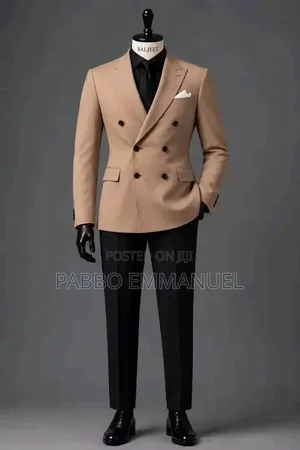 Alberto Roma Men's 3-Piece Double Breasted Suits