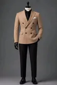Alberto Roma Men's 3-Piece Double Breasted Suits - 5
