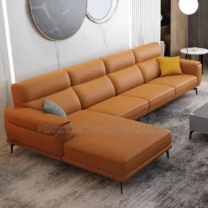 5-Seater Cotton Leather Sofa Couches - Any Colour