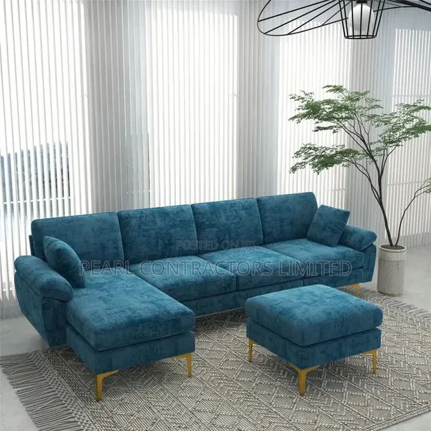 De La Rosa 5-Seater L-Shaped Sofa Sets - Any Colour - 1