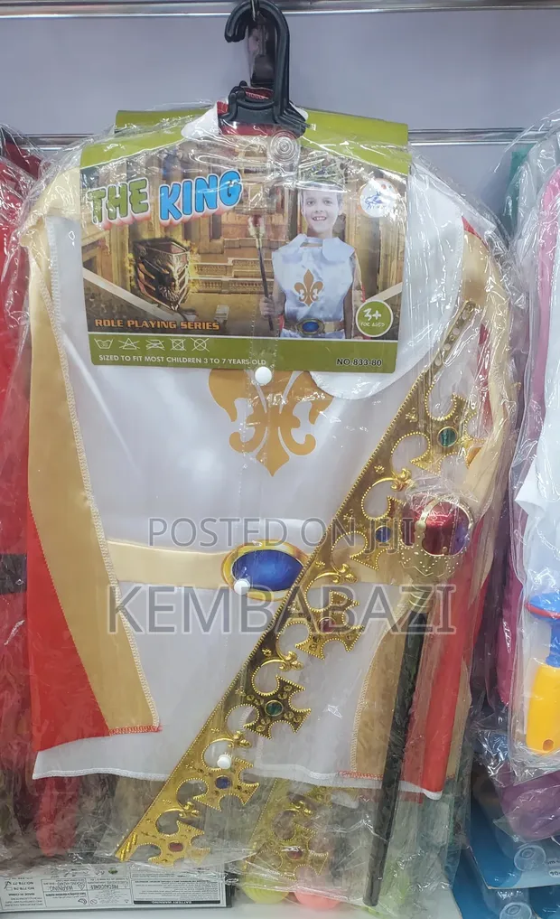 Children's Royal King Role-Playing Costume Set (3-7 Years) - 1