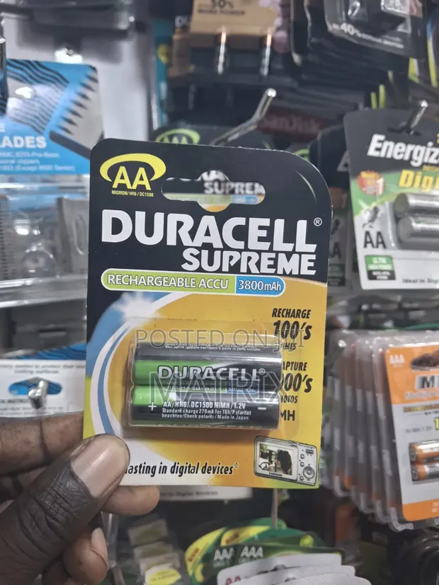 Duracell Supreme AA 3800 mAh Rechargeable Batteries - 1