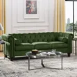 Brand New Mongolian Chesterfield 3-Seater Sofas in Any Colour - 3