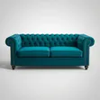 Metro Plus Chesterfield 2-Seater Sofas - Any Colour - 2