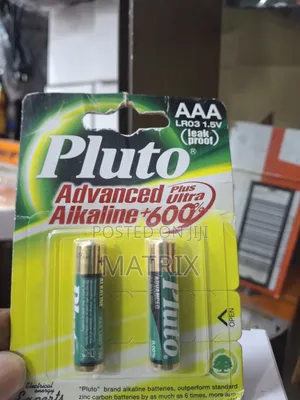 Pluto Advanced Alkaline AA Batteries (Pack of 4)