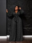 TU Women's Black Satin Jumpsuit - Size M, L, XL - 2