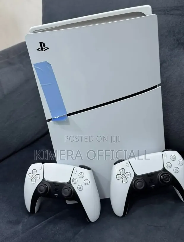 Playstation 5 Slim Bundle with 2 Controllers & Games - 1