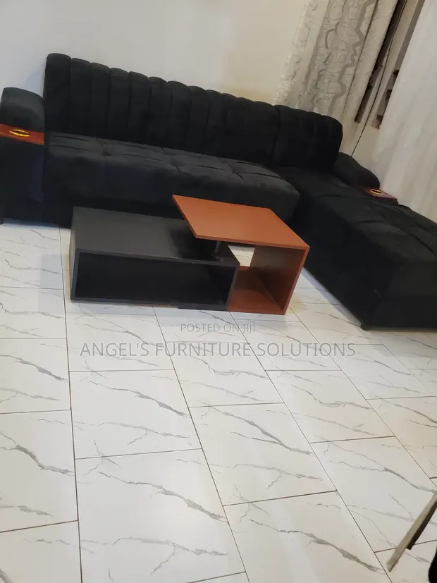 L-Shape and Center Table Set - 1
