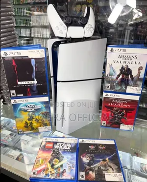 UK Used PS5 Slim Disc 1TB + Original Pad, 12 Games