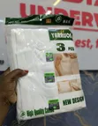 Yarrison Men's 3-Piece 100% Cotton Ribbed Tank Top Vests - White - 2