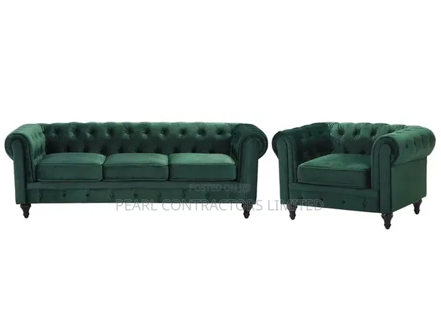 Imelda Chesterfield 4-Seater Sofa - Any Colour - 1