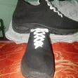 Black Shoes with White Laces (Size 41) - 2