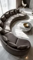 Escrava Isaura Round Sofa Couches - Customisable - 2
