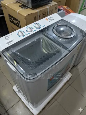 Sayona 7.5kg Twin Tub Semi-Automatic Washing Machine - White