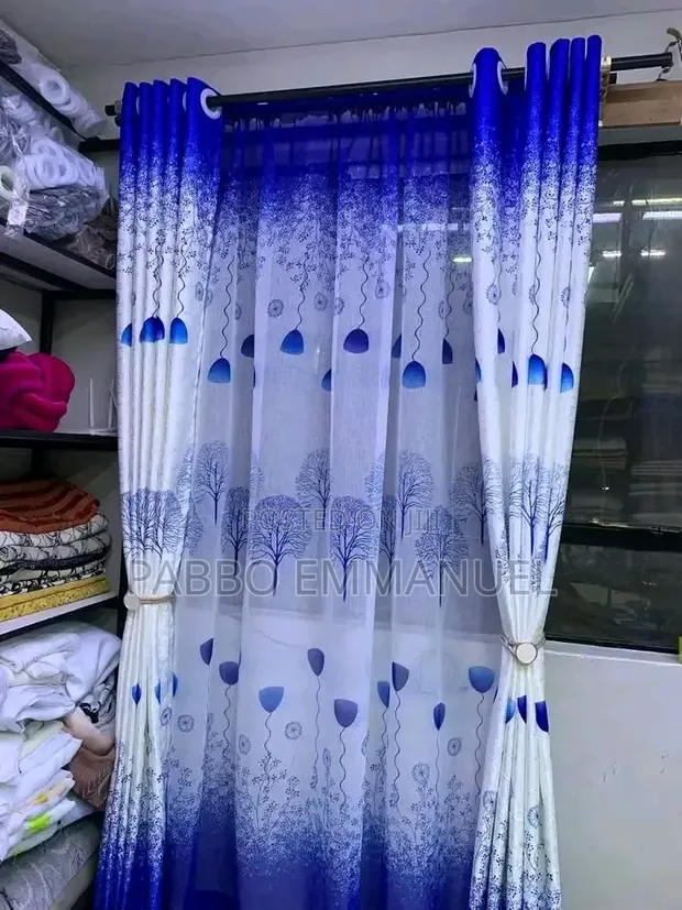 Premium Light Filtering Curtains - Stripe Pattern - 1